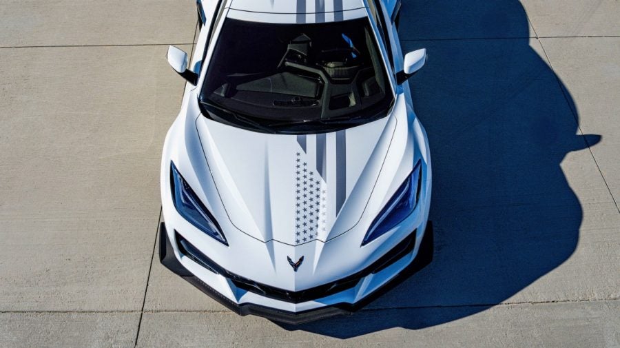 2026 Corvette Z06 Stars & Steel Special Edition in Arctic White 2027 Chevy Corvette Stars and Streel