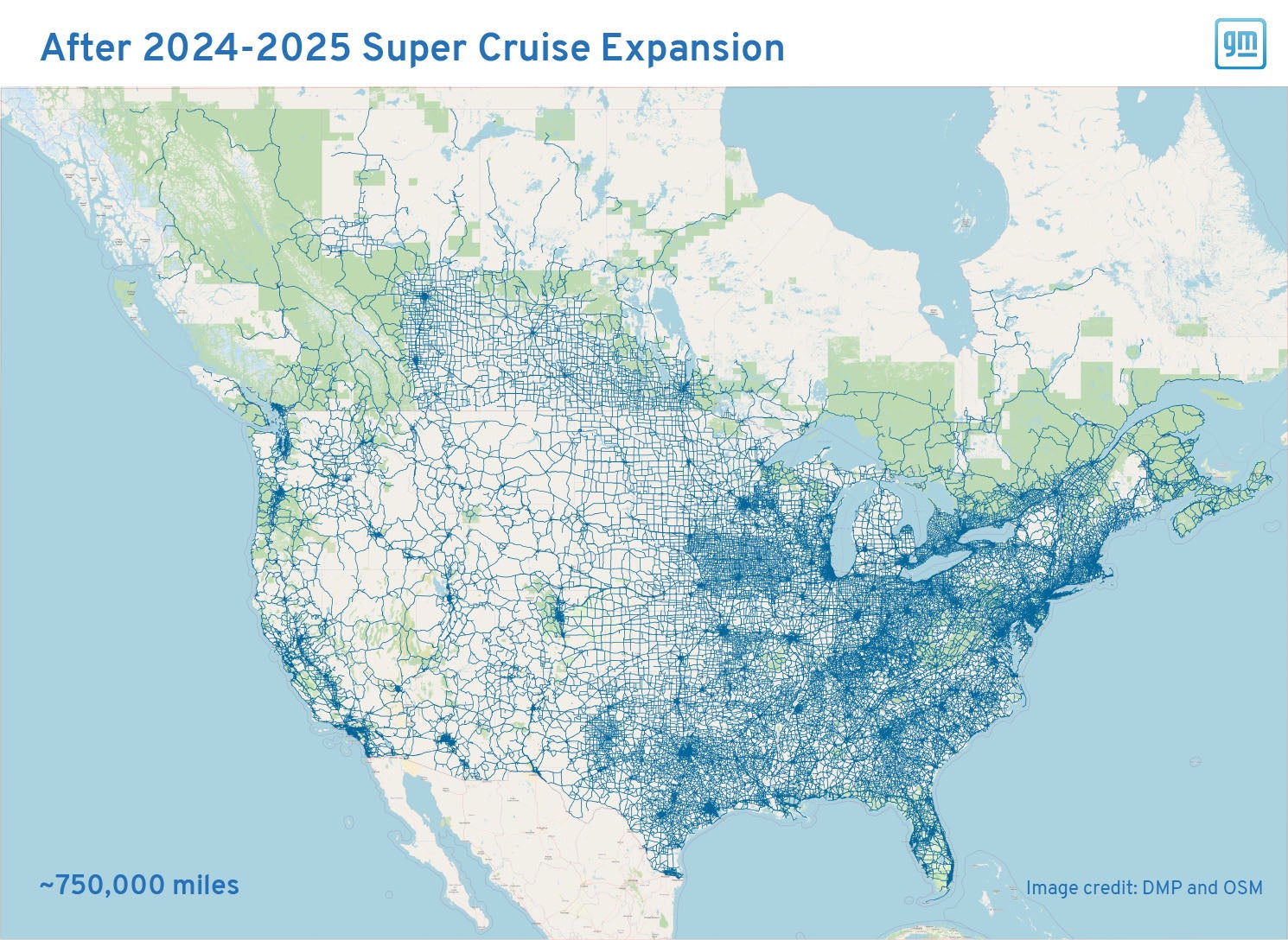 After 2024-2025 Super Cruise Expansion