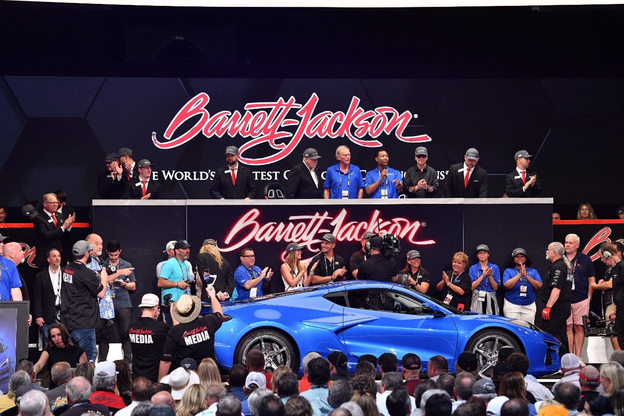 2024 Chevrolet Corvette E-Ray at Barrett-Jackson Palm Beach Auct