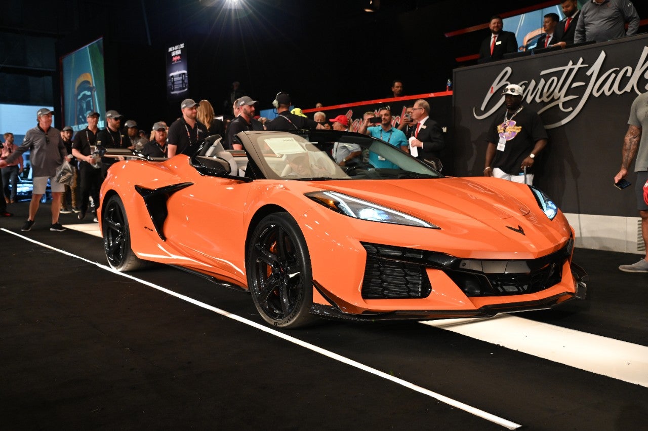 First retail production 2023 Chevrolet Corvette Z06 convertible