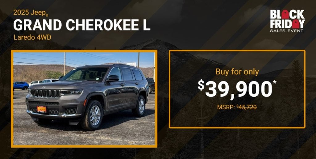 2025 Jeep Grand Cherokee L Laredo 4WD – Buy for $39,900