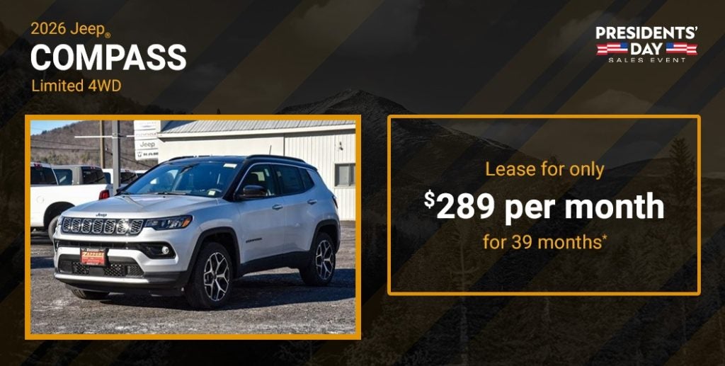 Lease the 2026 Jeep Compass Limited 4WD