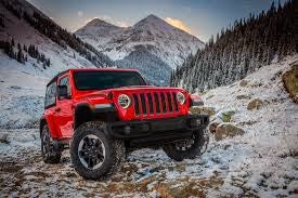 jeep in snow
