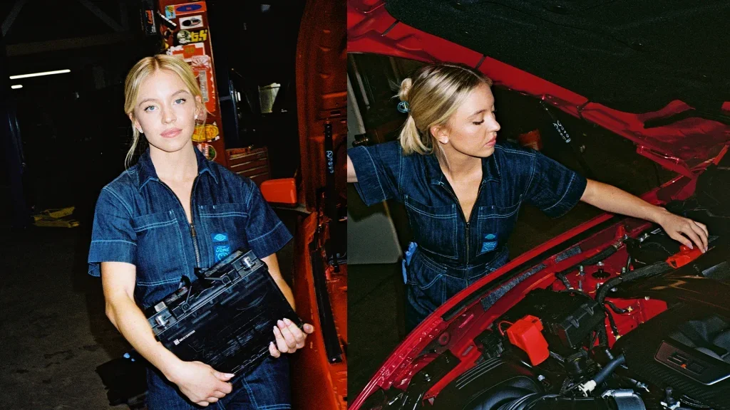 Sydney Sweeney and Ford Clothing Collaboration