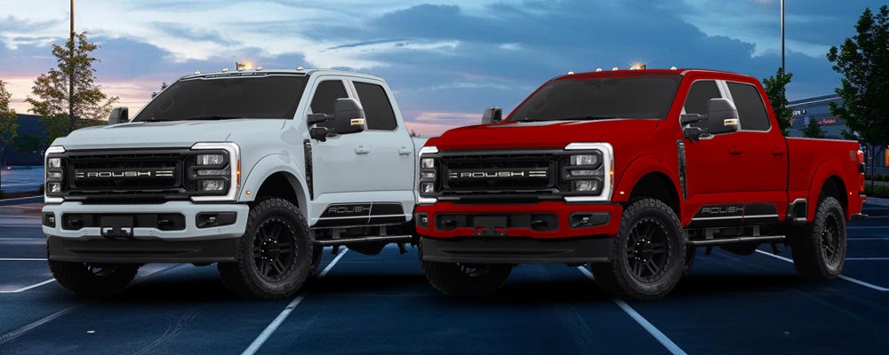 Two Roush Trucks at Benna Ford in Superior, WI