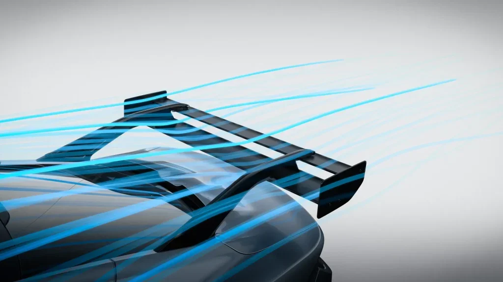 Ford Mustang GDT Spoiler Aerodynamics