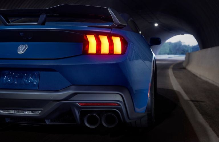 2024 Ford Mustang Dark Horse Taillight and Exhaust