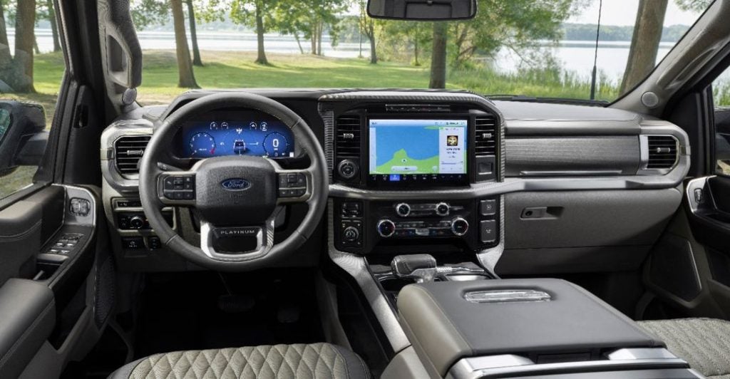 Ford F Series Front Interior Dashboard Driver's Side View