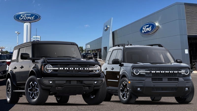 Ford Bronco and Ford Bronco Sport at Benna Ford | Superior WI