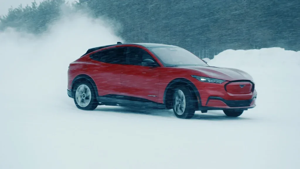 Ford Mach E Winter Driving