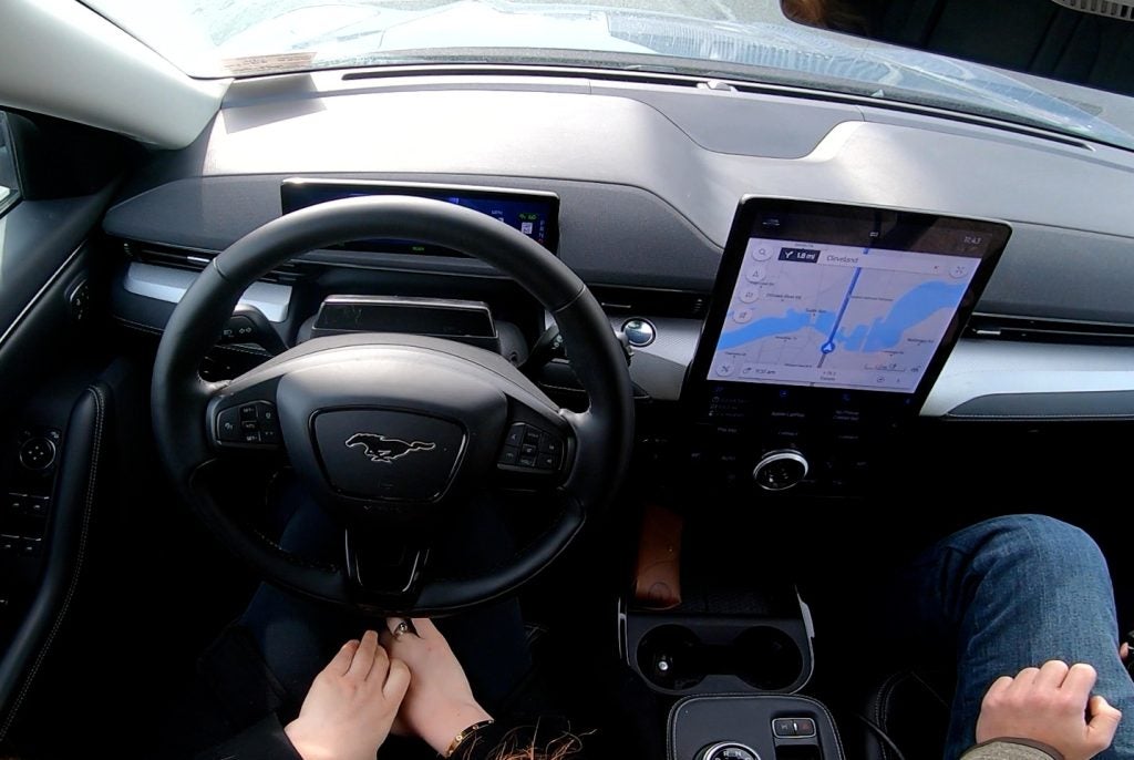 Ford will begin offering its new BlueCruise hands-free highway driving system to customers later this year after 500,000 miles of development testing and fine-tuning the technology on a journey across the United States and Canada. Mustang Mach-E pictured.