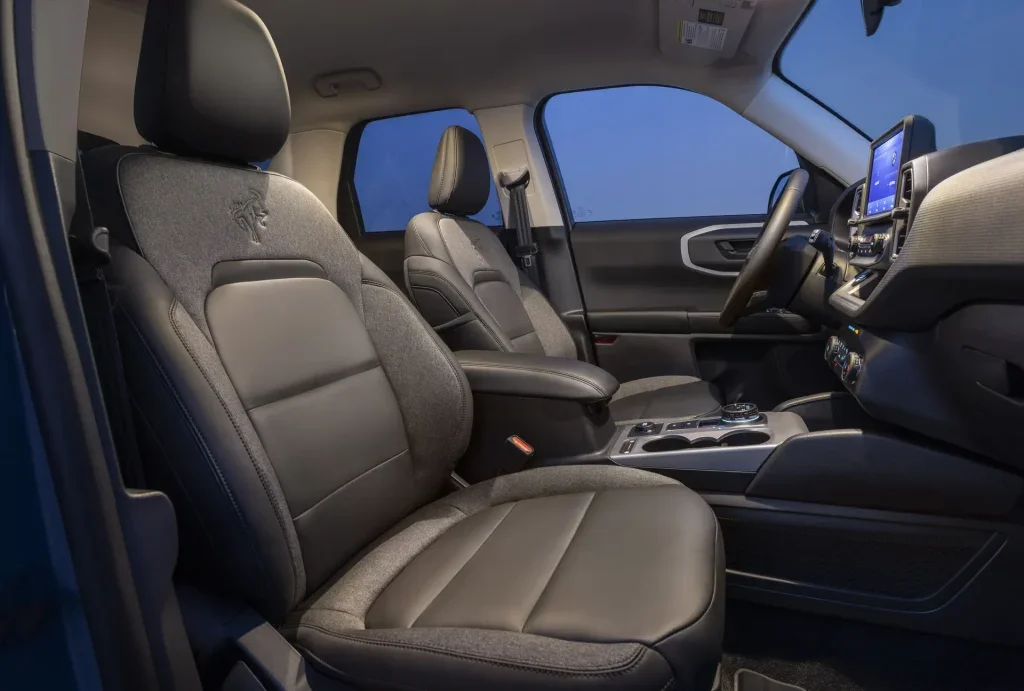 Ford Bronco Front Seat View