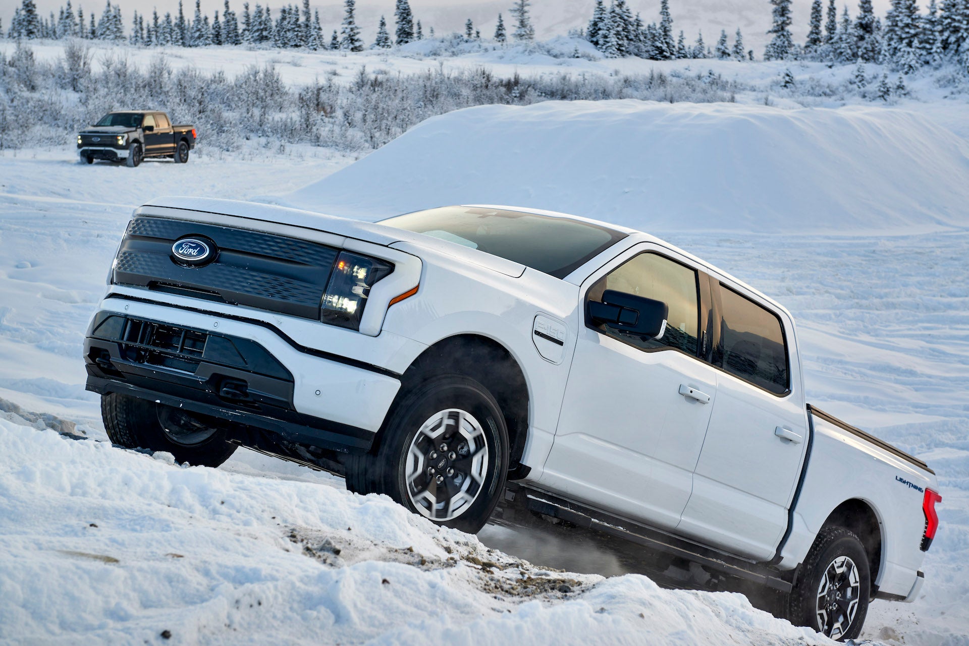 New Ford F-150 Lightning Front View
