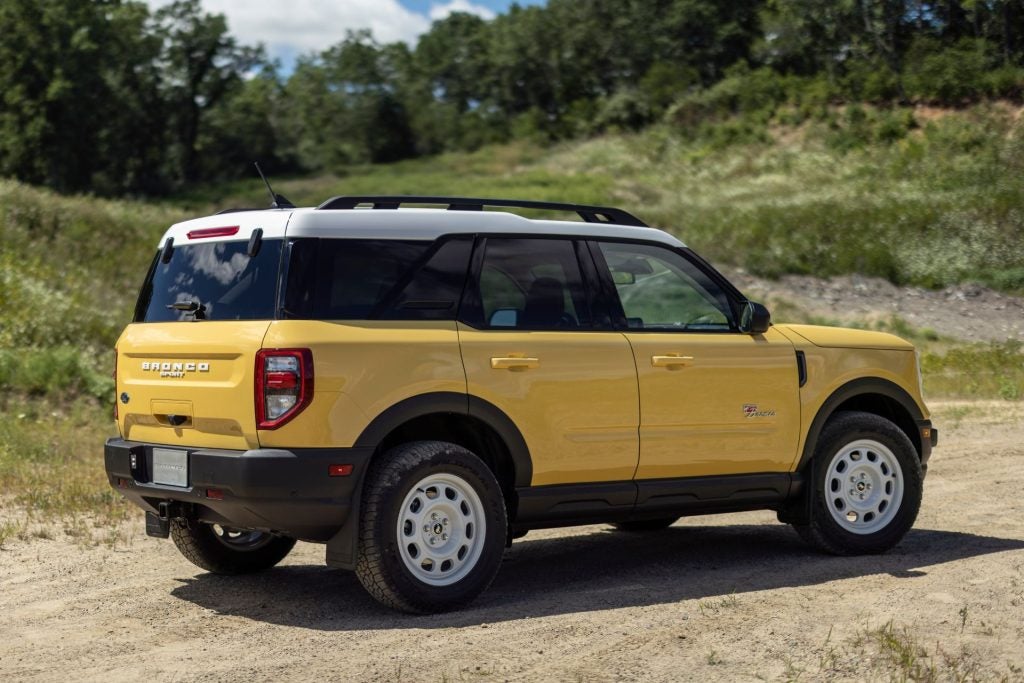 2023 Bronco Sport Heritage Limited Edition Yellowstone Metallic