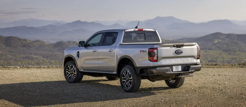 All New Ford Ranger Rear View