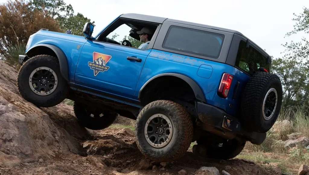 Ford Bronco Off Roadeo Rock Climbing