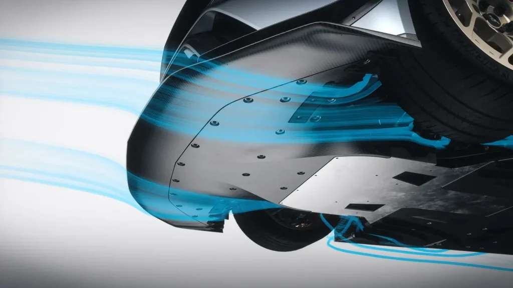 Ford Mustang GDT Front Undercarriage Aerodynamics