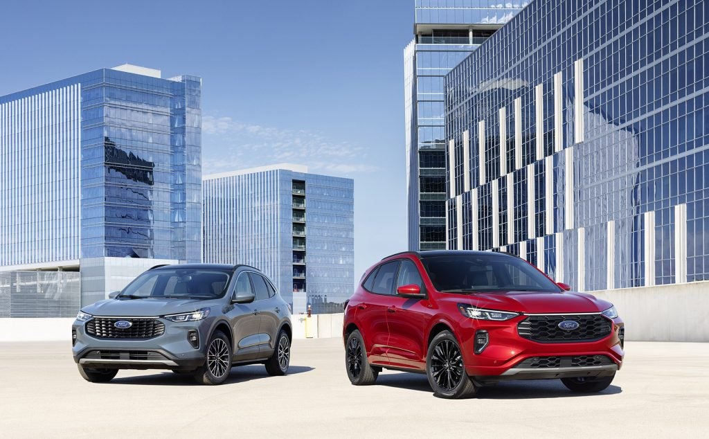 Available early 2023. Preproduction model shown. ST-Line Elite in Rapid Red (extra cost paint). Optional equipment shown.