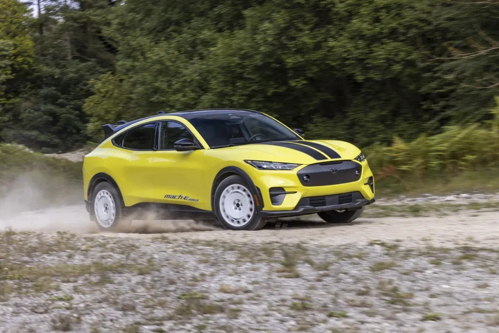 The New Ford Mach-E Rally in Action