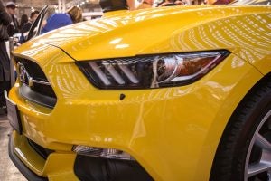 Ford Mustang headlight