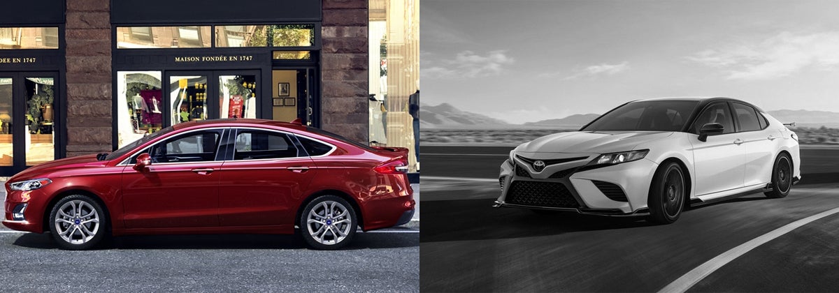 Check out the 2020 Ford Fusion vs 2020 Toyota Camry in Mount Dora FL