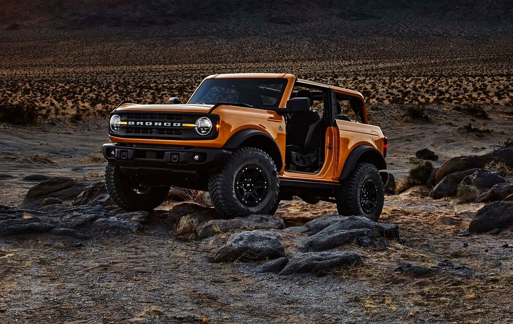 2021 Ford Bronco with Doors Removed