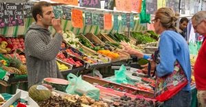 An American Farmer's Market.