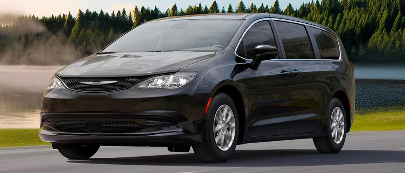 The 2025 Chrysler Voyager on the road