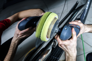 car getting detailed