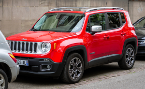 Red Jeep Renegade