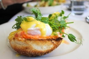 eggs benedict brunch