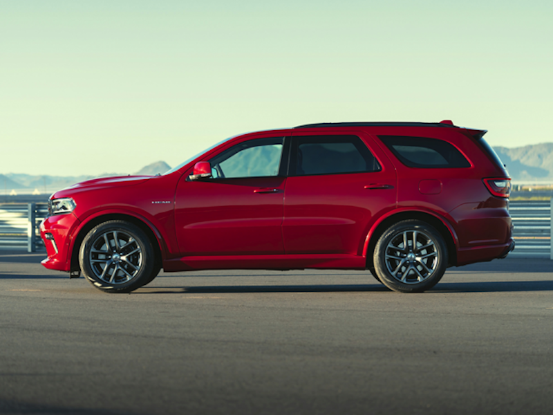 A side-profile shot of the 2024 Dodge Durango