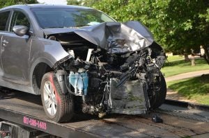 Car after collision