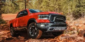 Red 2022 Ram 1500