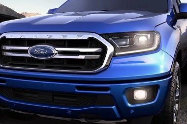 Muscular exterior of the 2021 Ford Ranger available at Johnson City Ford