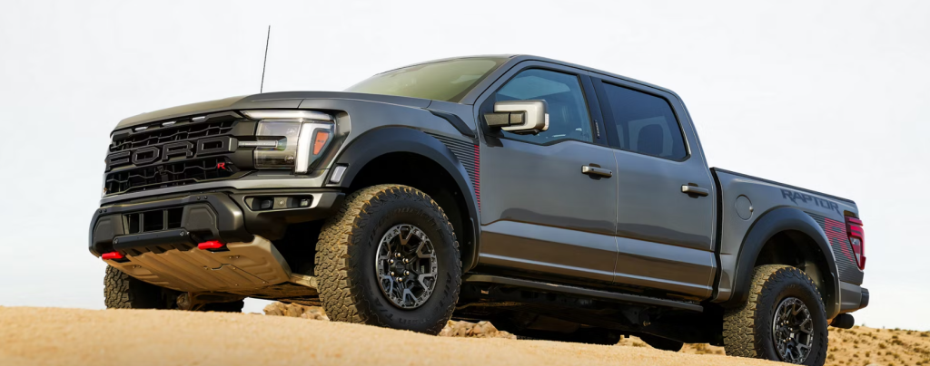 The new 2026 Ford F-150 truck sits parked. Find your new 2026 Ford F-150 truck in Johnson City today.