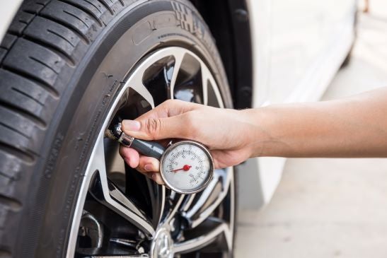 inflate car tire