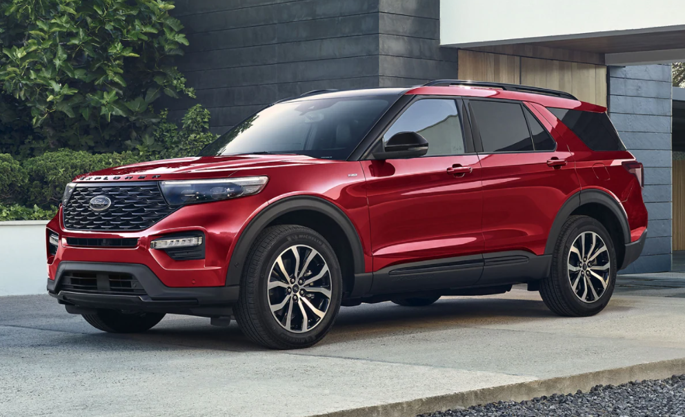 Red Ford Explorer