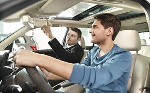 Scheduling a test drive at Power Ford in Albuquerque