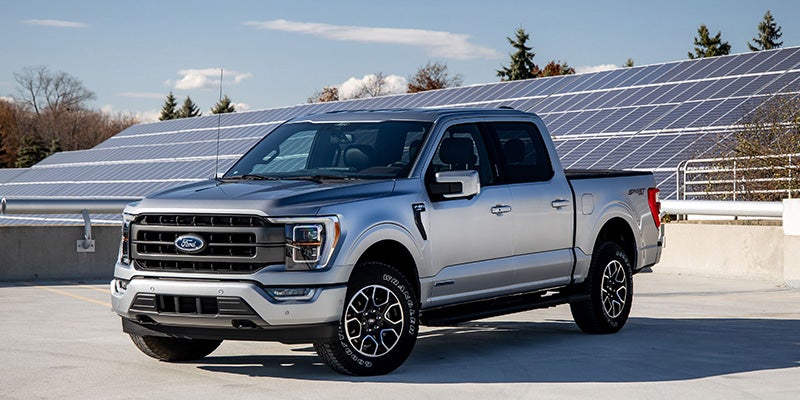 Appraising a 2018 Ford F-150 trade-in at Power Ford, serving Los Lunas, NM