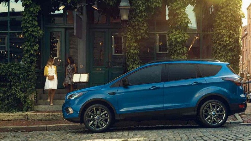 Blue Ford SUV