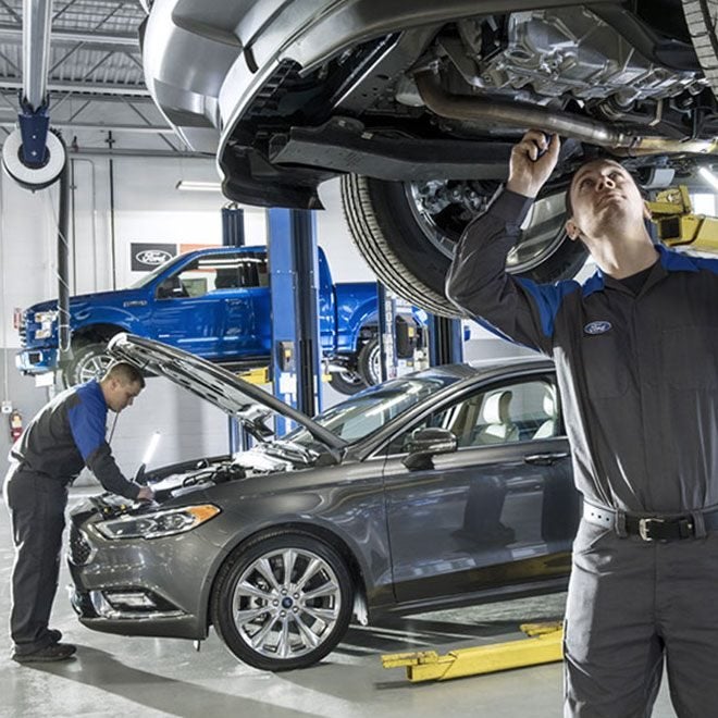 Ford dealership service department