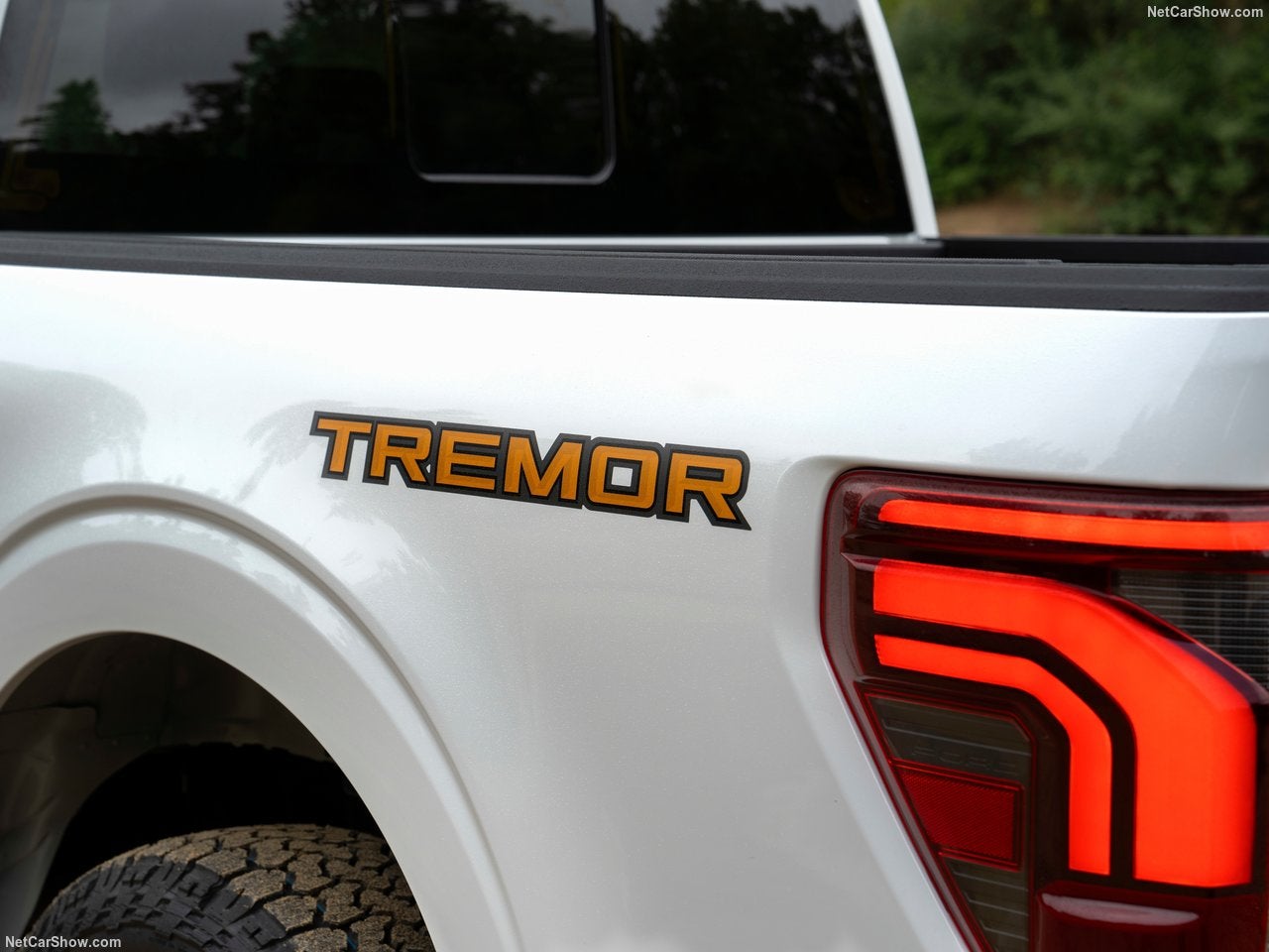 The Ford F-150 Tremor tackling a rocky trail