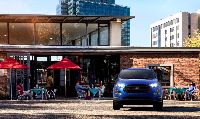 Blue 2020 Ford EcoSport front
