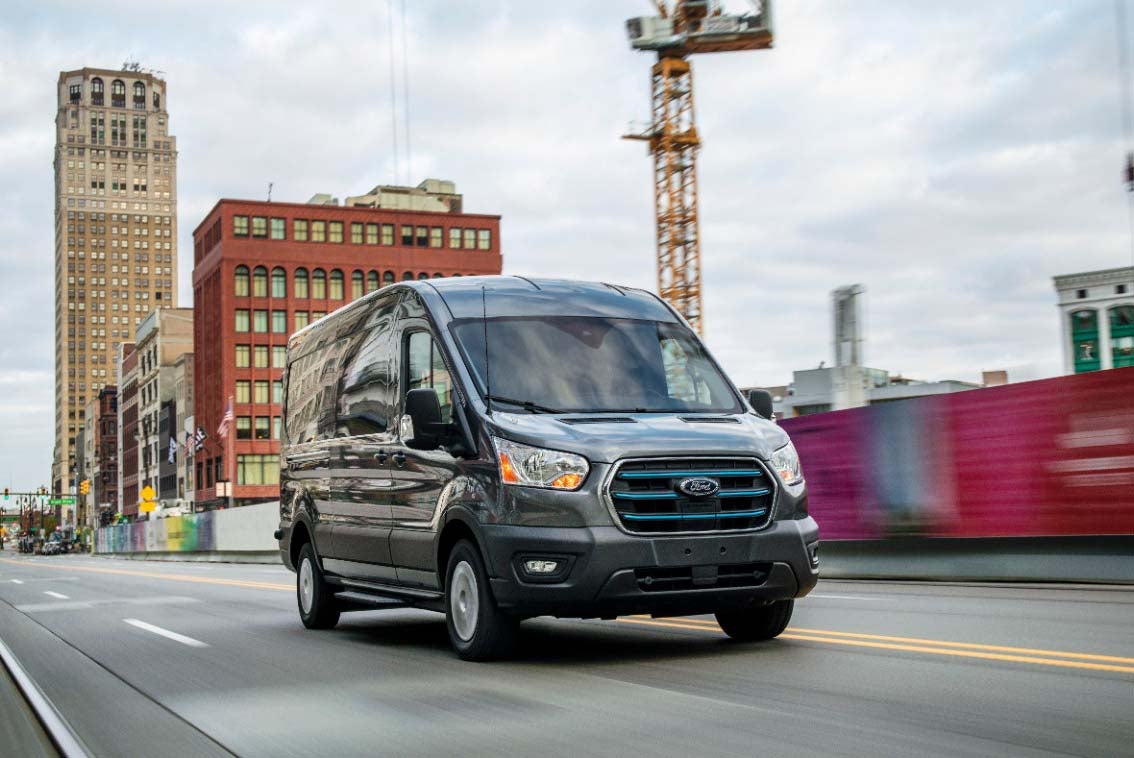 Ford Transit cargo van, a Ford Pro commercial vehicle