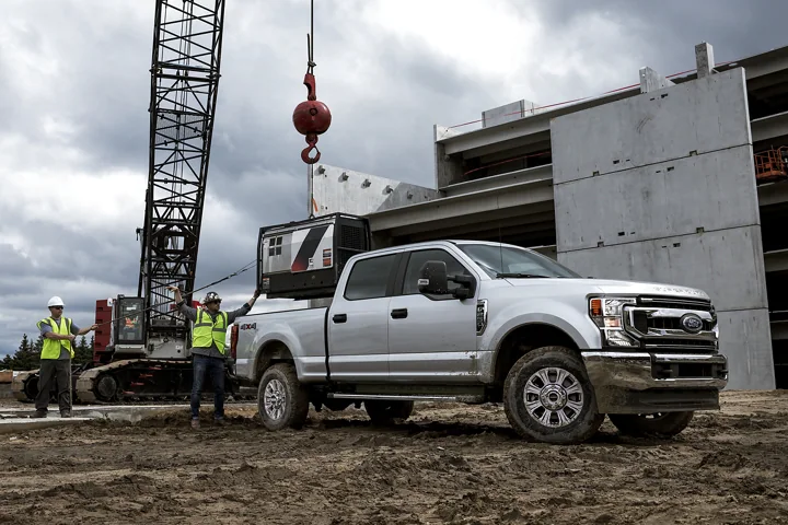 Ford Super Duty chassis cab work truck