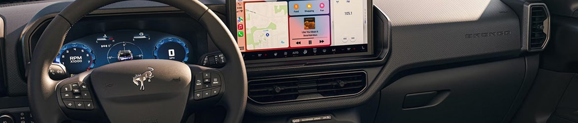 Ford interior dashboard display