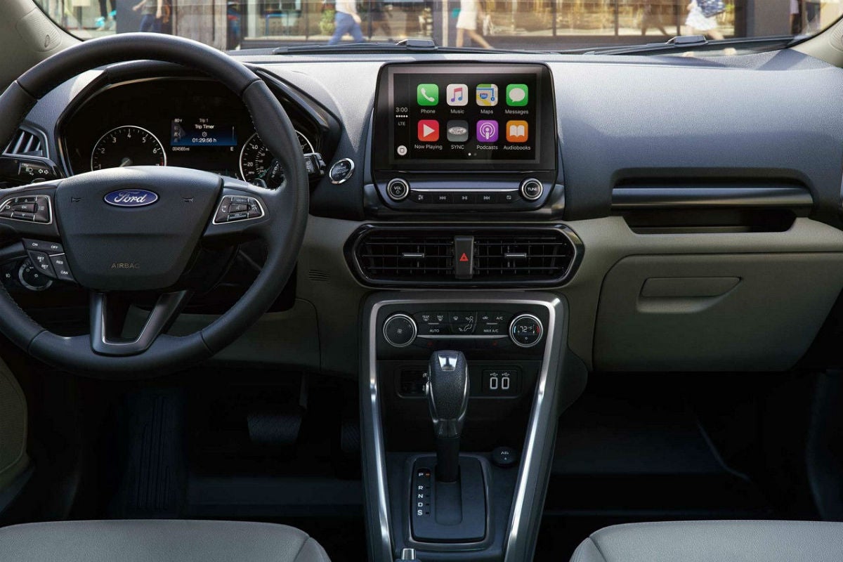 2018 Ford EcoSport's driver's cockpit