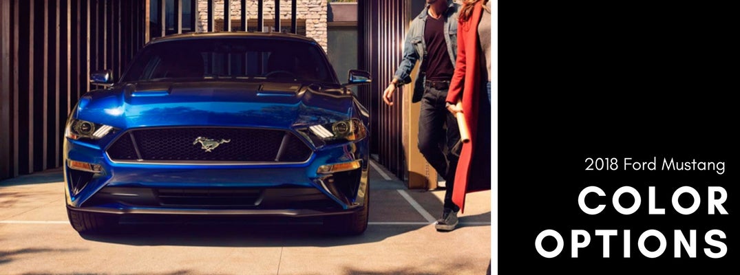 2018 Ford Mustang color options