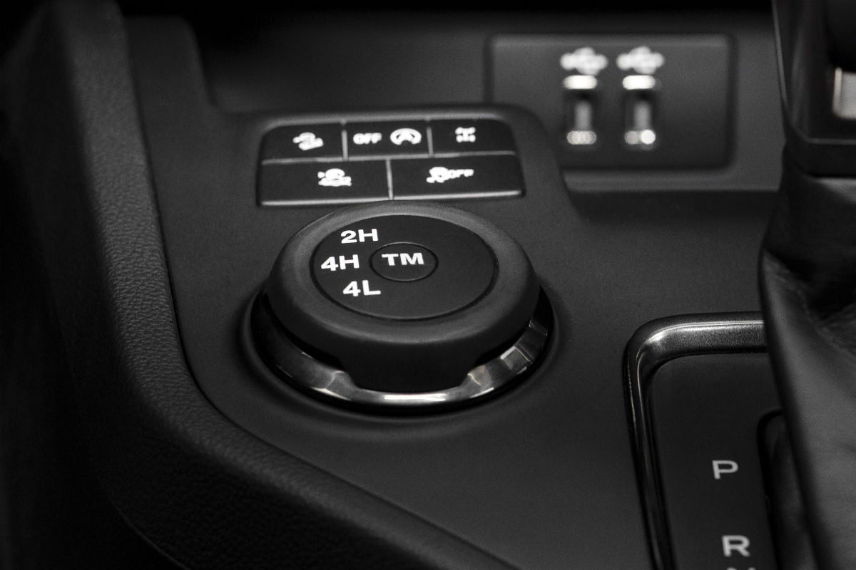 All-Wheel Mode Select knob of the 2019 Ford Ranger